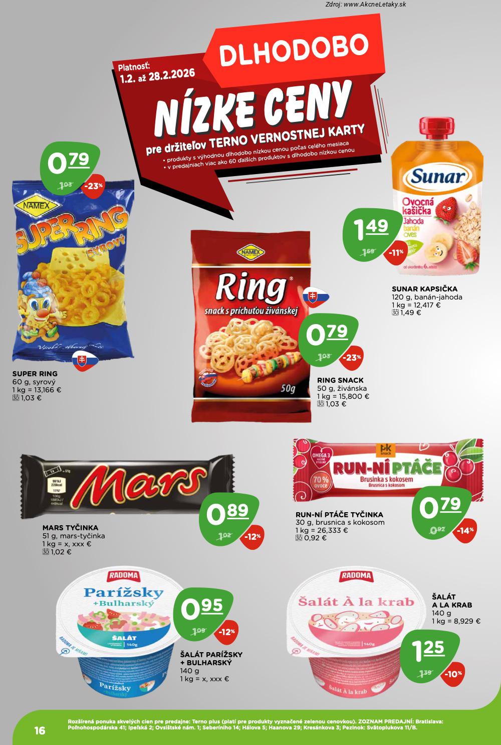 Leták TERNO - strana 16