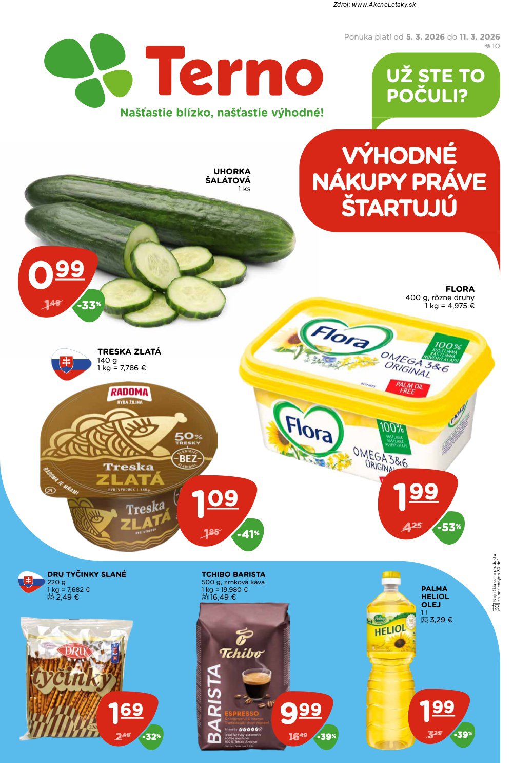 Leták TERNO (5. 3. - 11. 3. 2026) - strana 1 z 21