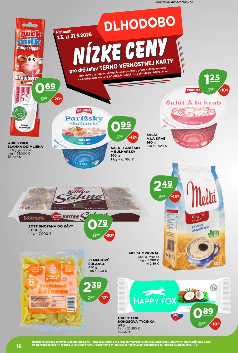 Leták TERNO (5. 3. - 11. 3. 2026) - strana 16 z 21