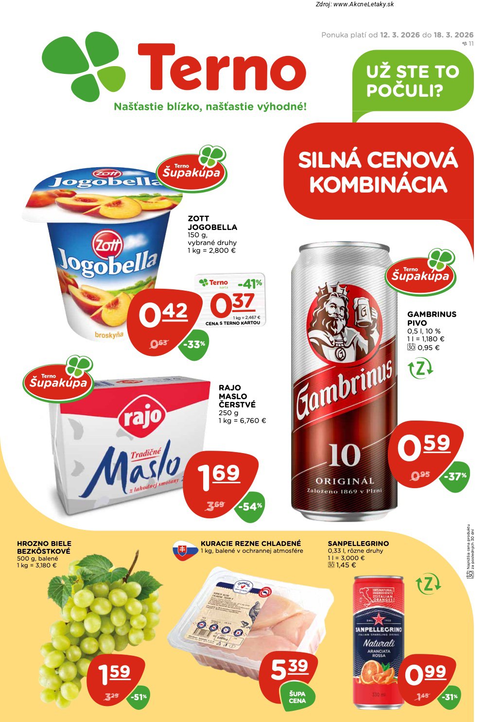Leták TERNO (12. 3. - 18. 3. 2026) - strana 1 z 20