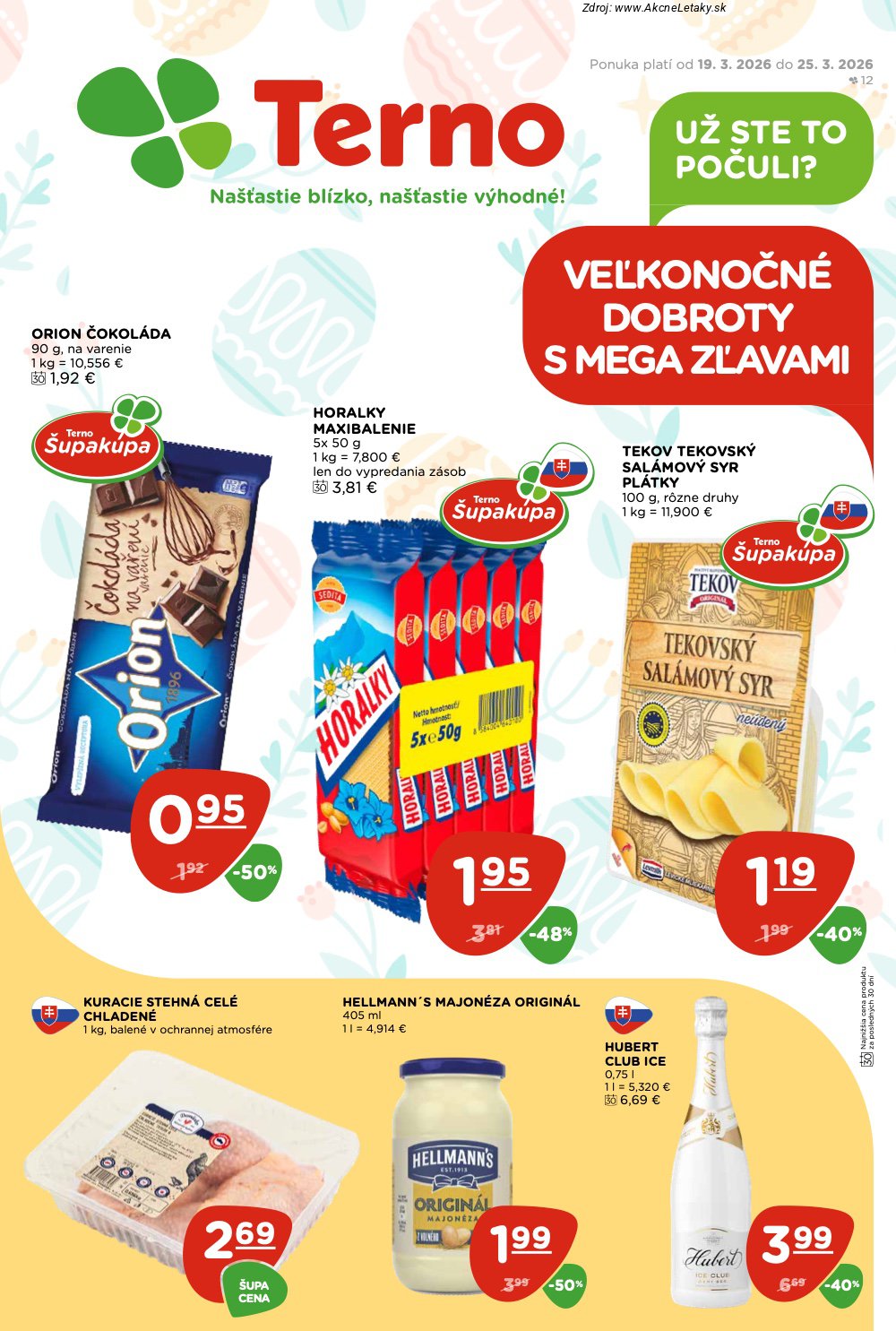 Leták TERNO - strana 1
