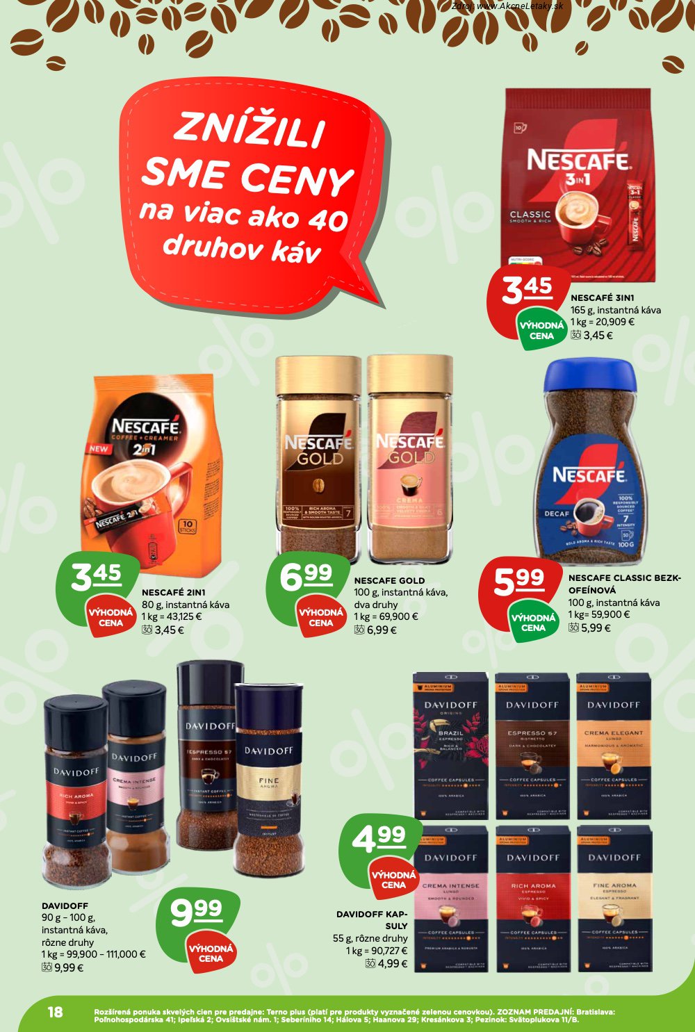 Leták TERNO - strana 18