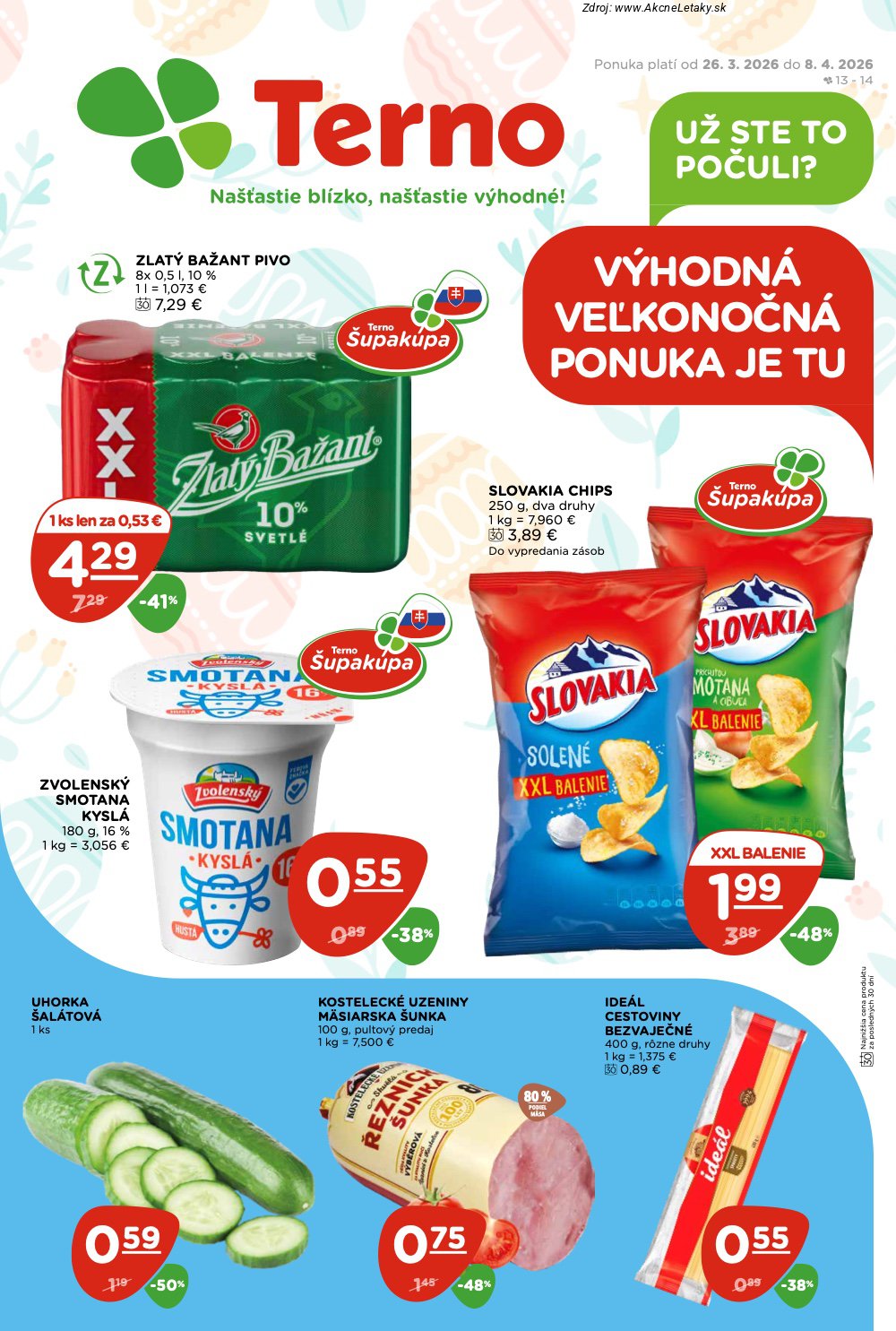 Leták TERNO - strana 1