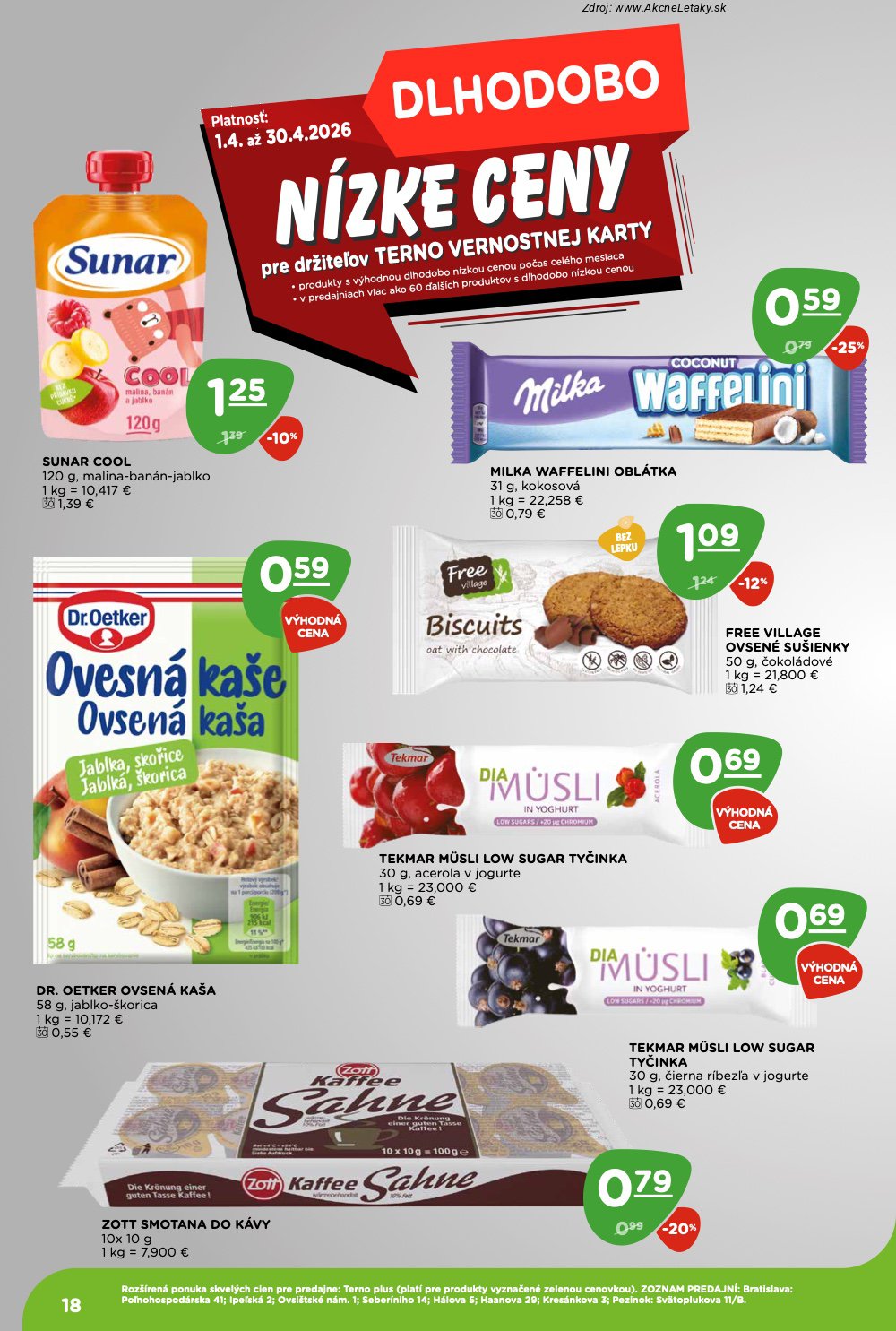 Leták TERNO (9. 4. - 15. 4. 2026) - strana 18 z 20