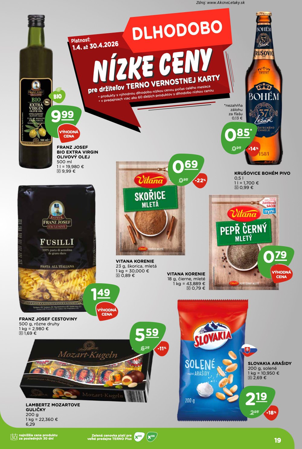 Leták TERNO (9. 4. - 15. 4. 2026) - strana 19 z 20