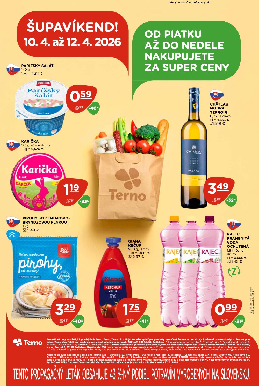 Leták TERNO (9. 4. - 15. 4. 2026) - strana 20 z 20