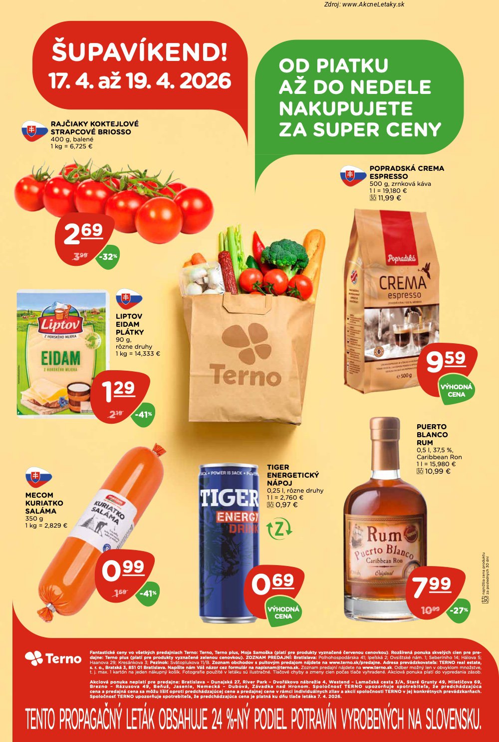 Leták TERNO (16. 4. - 22. 4. 2026) - strana 24 z 24