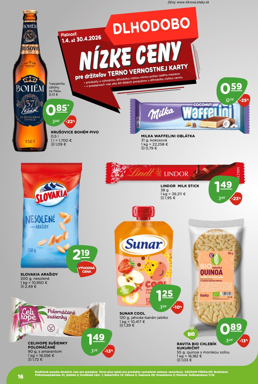 Leták TERNO - strana 16