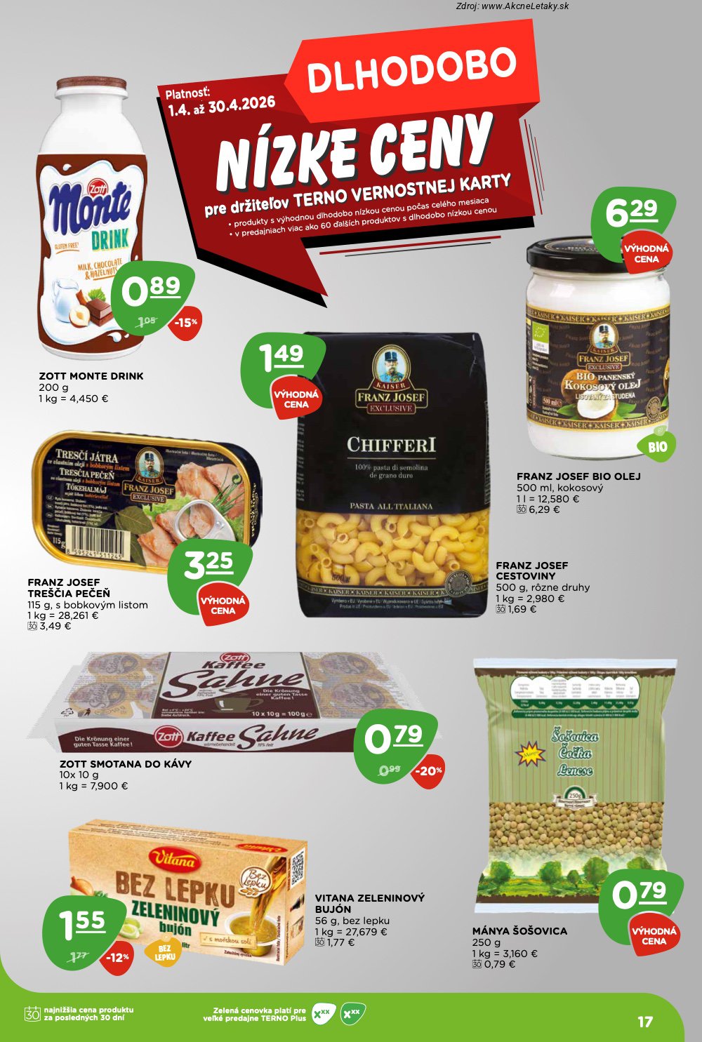 Leták TERNO - strana 17