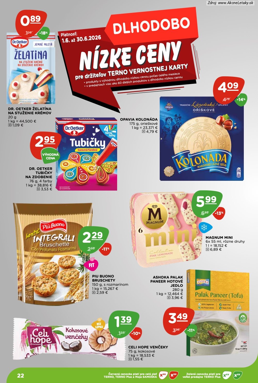 Leták TERNO (11. 6. - 17. 6. 2026) - strana 22 z 26