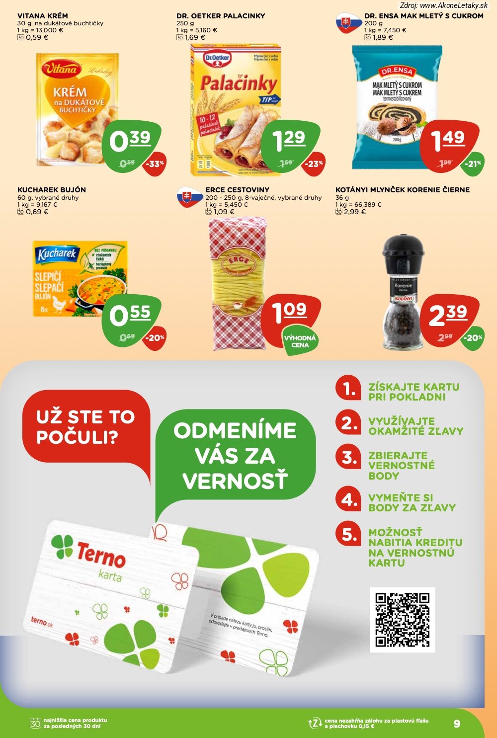 Leták TERNO (20. 8. - 26. 8. 2026) - strana 9 z 29
