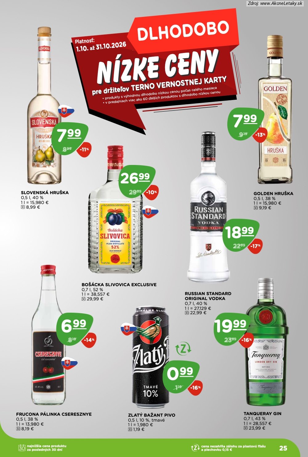 Leták TERNO (22. 10. - 28. 10. 2026) - strana 25 z 27