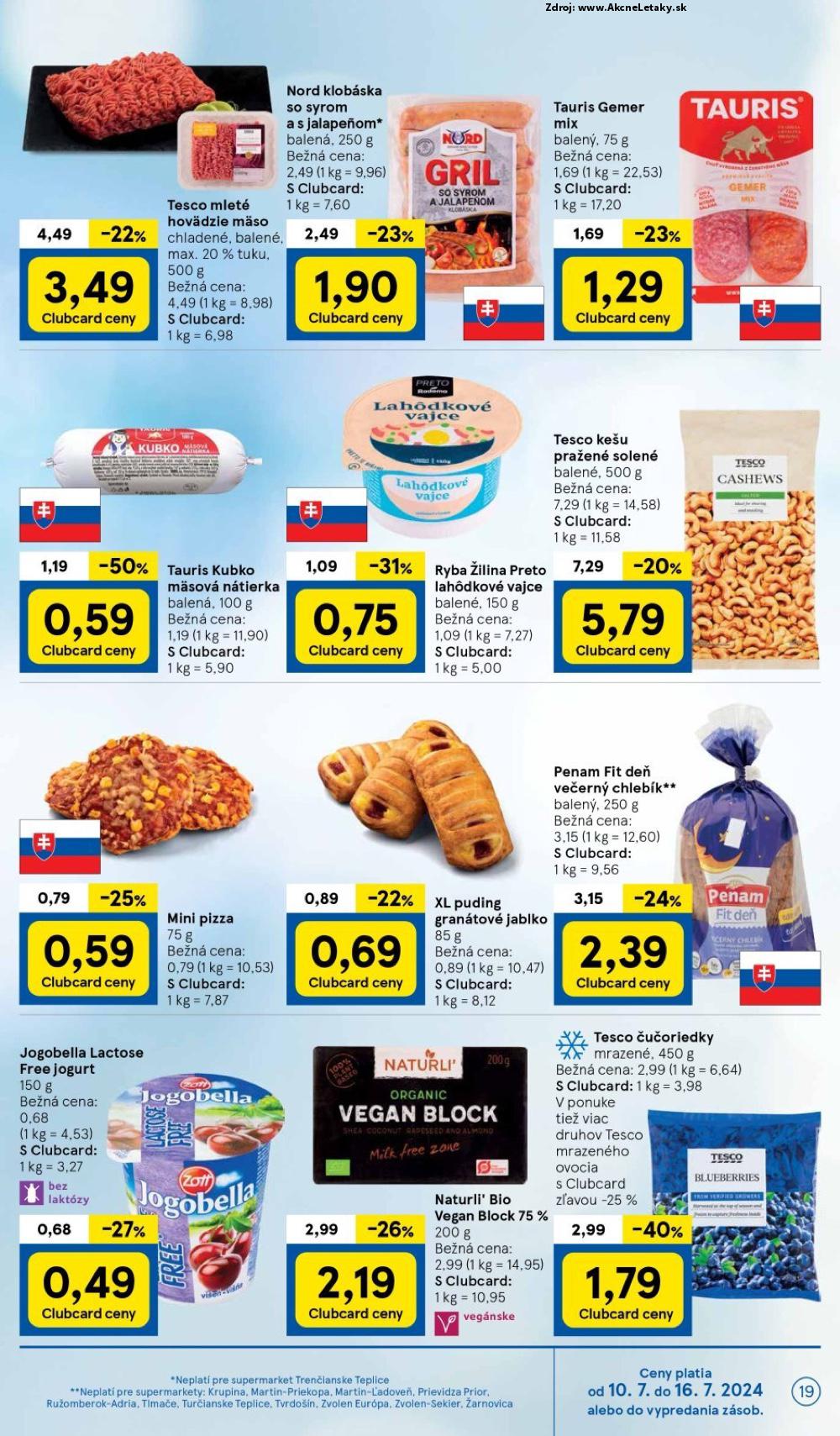 Tesco leták - strana 19 | 10. 7. - 16. 7. 2024 | AkčnéLetáky.sk