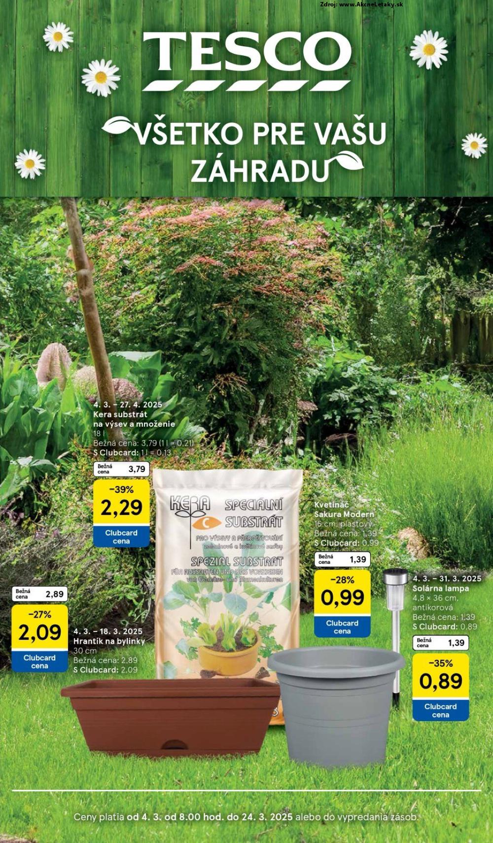 Leták Tesco (4. 3. - 24. 3. 2025) - strana 1 z 22