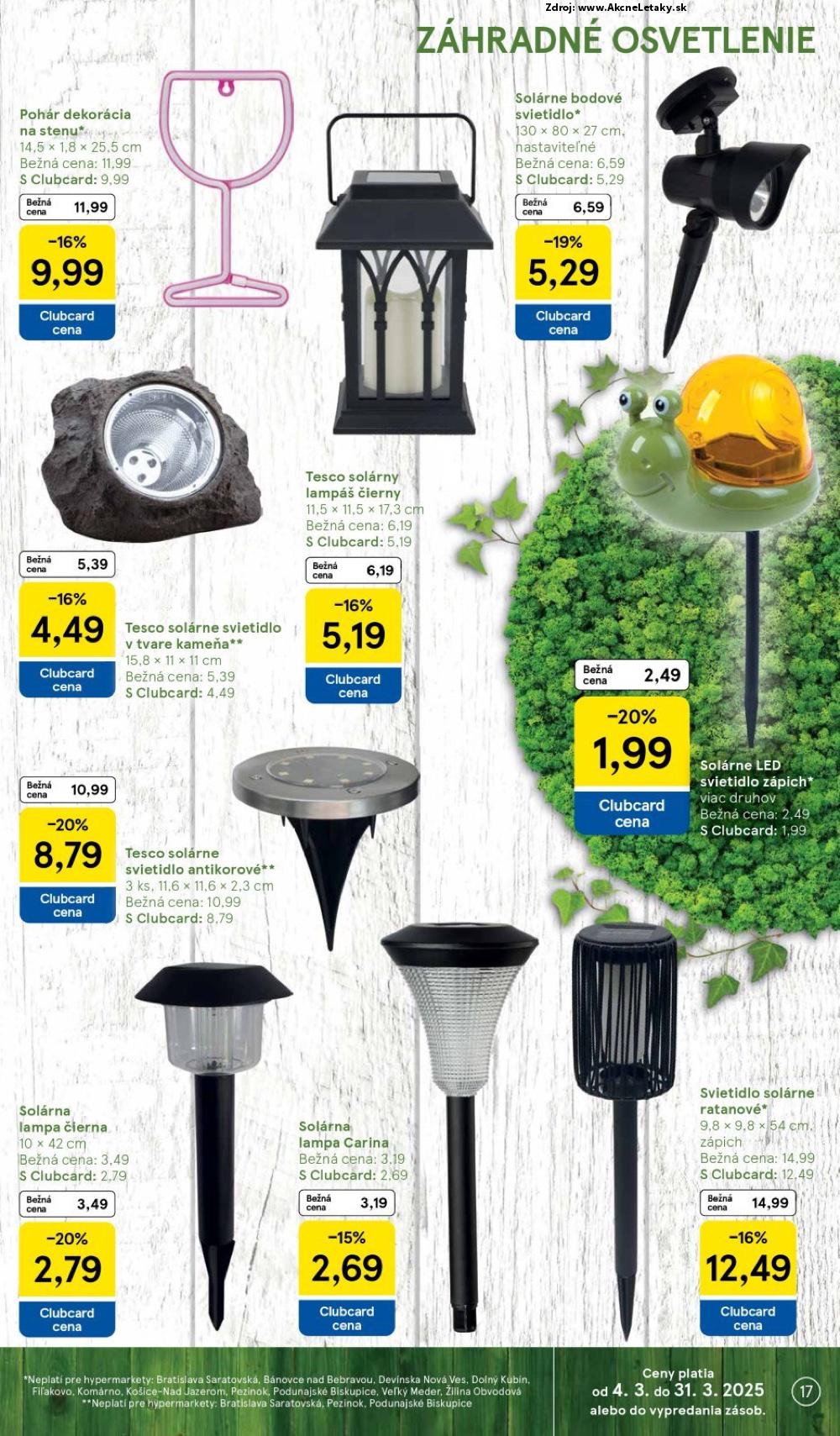 Leták Tesco (4. 3. - 24. 3. 2025) - strana 17 z 22