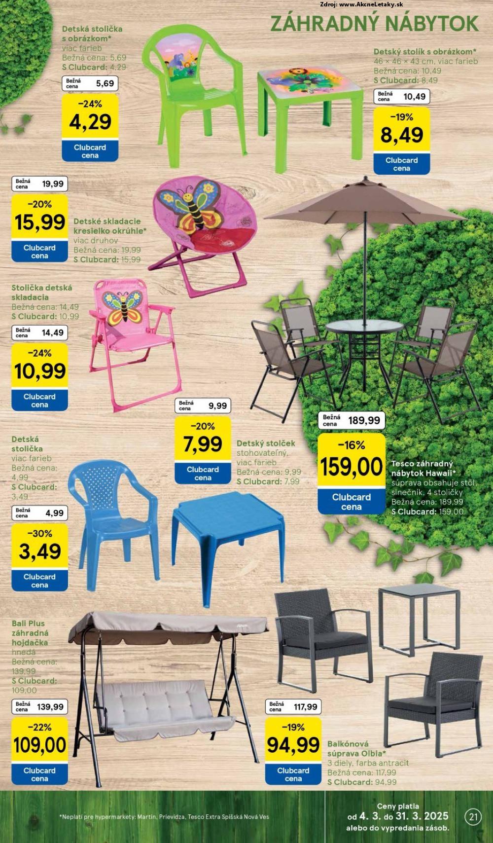 Leták Tesco (4. 3. - 24. 3. 2025) - strana 21 z 22