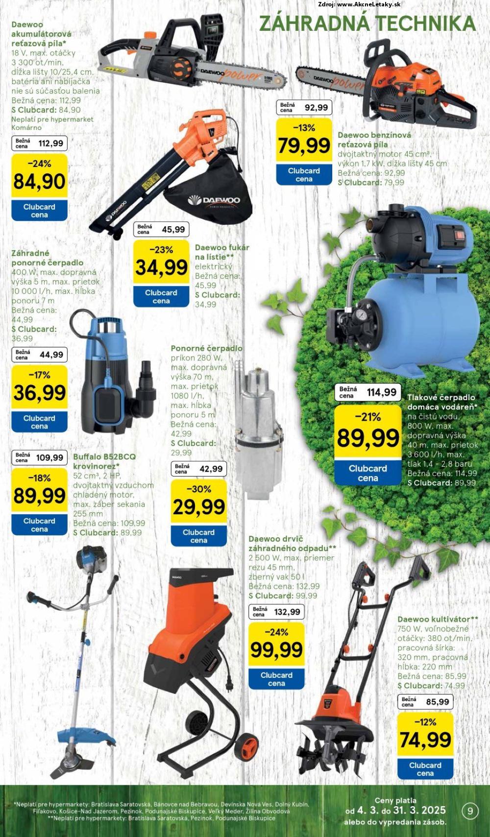 Leták Tesco (4. 3. - 24. 3. 2025) - strana 9 z 22