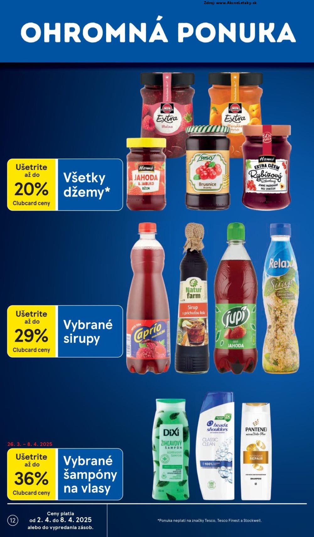 Leták Tesco (2. 4. - 8. 4. 2025) - strana 12 z 28