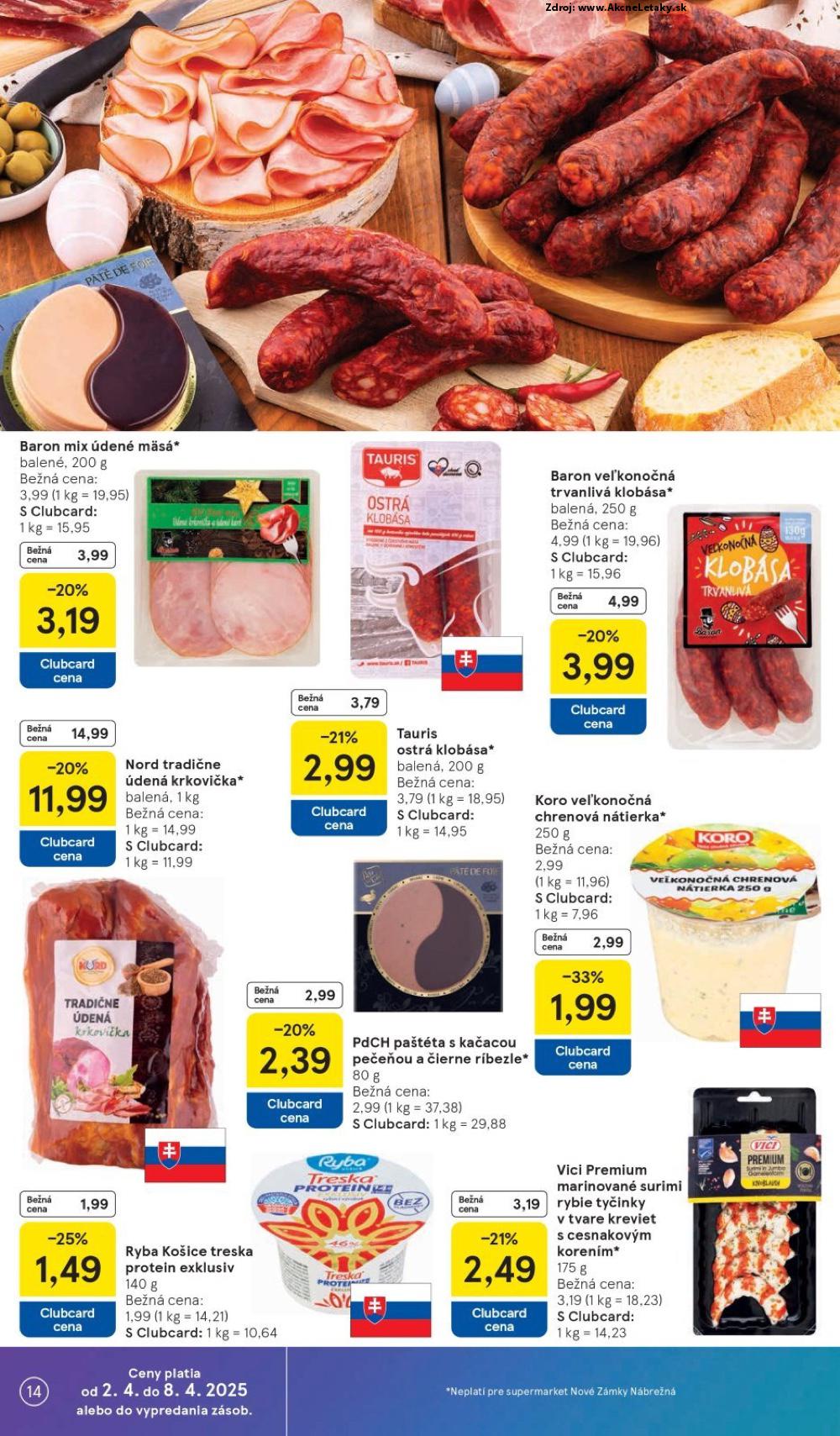 Leták Tesco (2. 4. - 8. 4. 2025) - strana 14 z 28