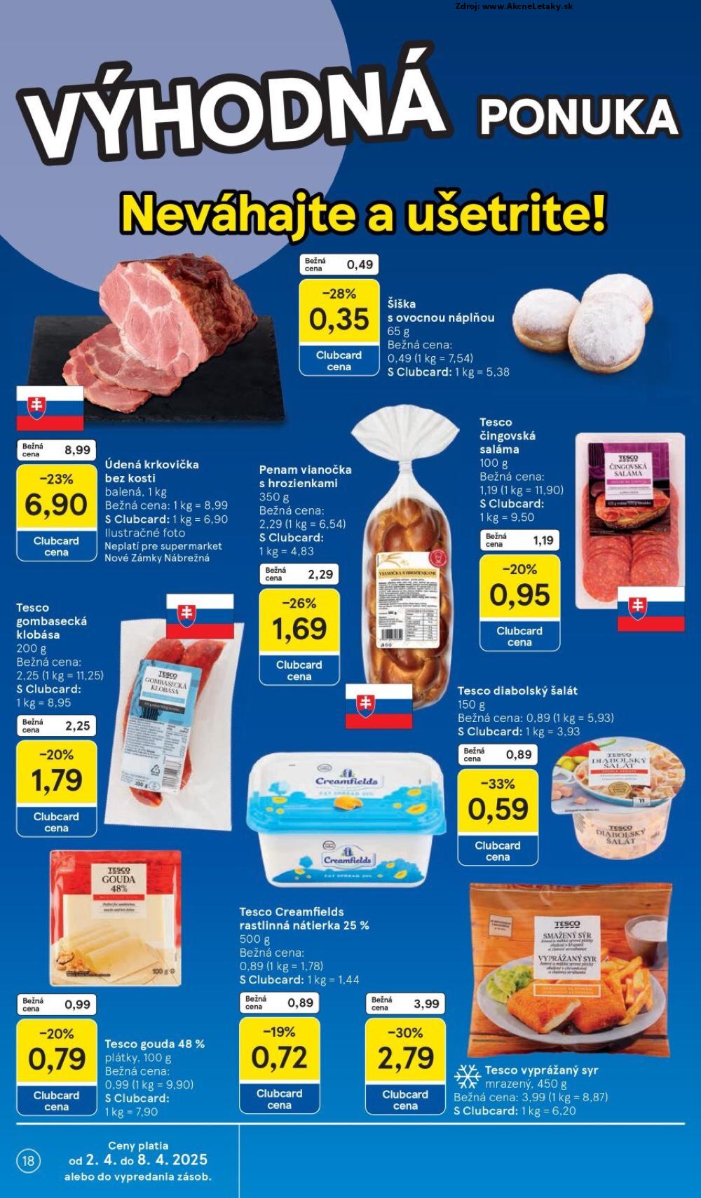 Leták Tesco (2. 4. - 8. 4. 2025) - strana 18 z 28