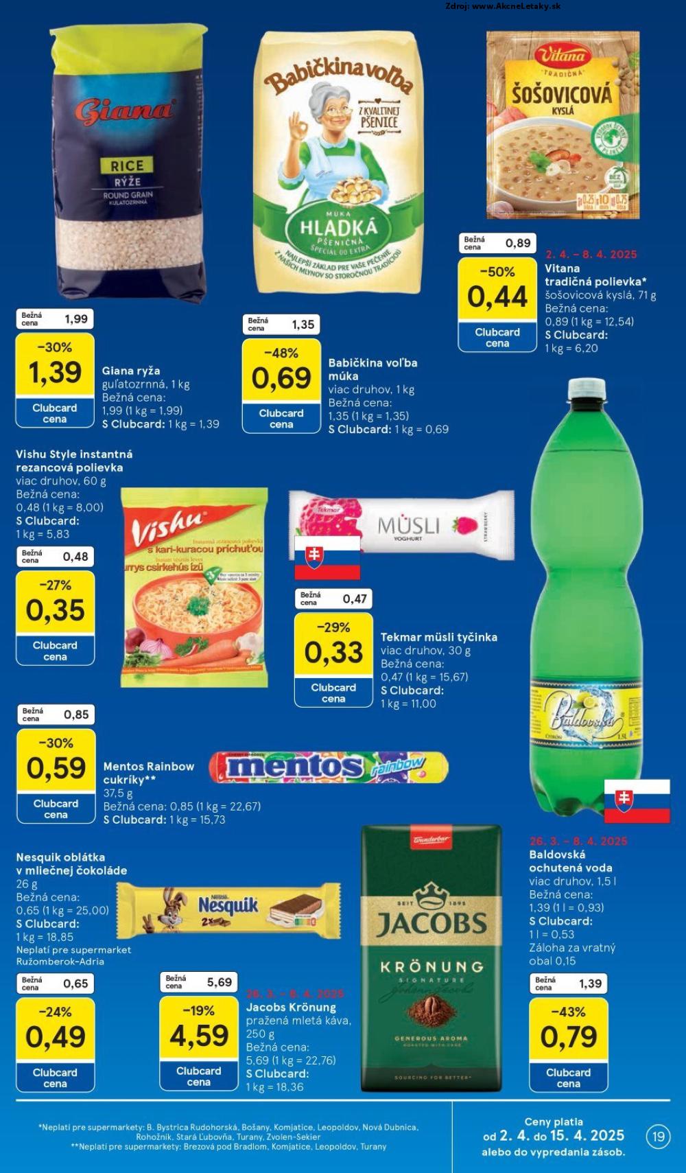 Leták Tesco (2. 4. - 8. 4. 2025) - strana 19 z 28