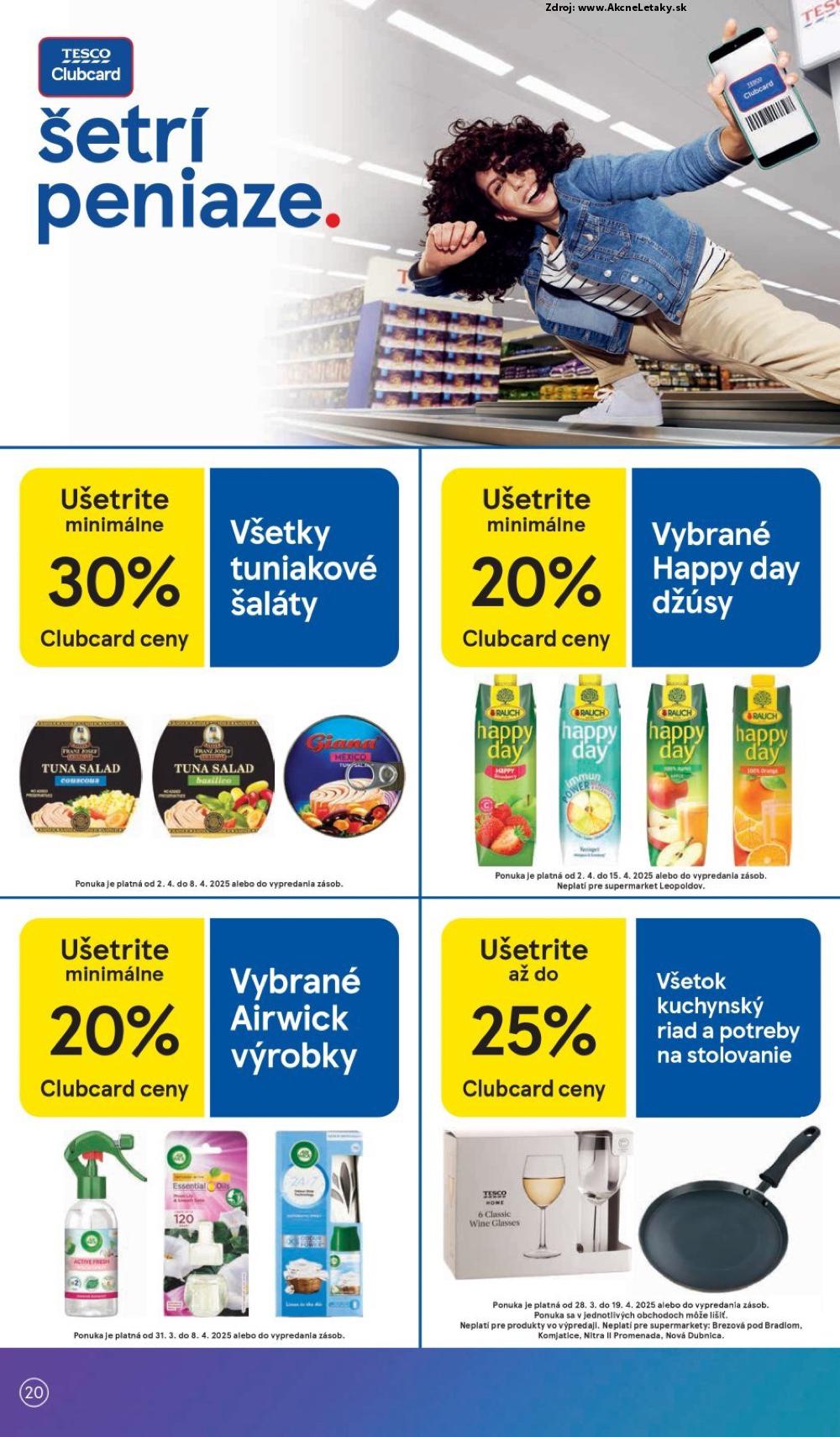 Leták Tesco (2. 4. - 8. 4. 2025) - strana 20 z 28