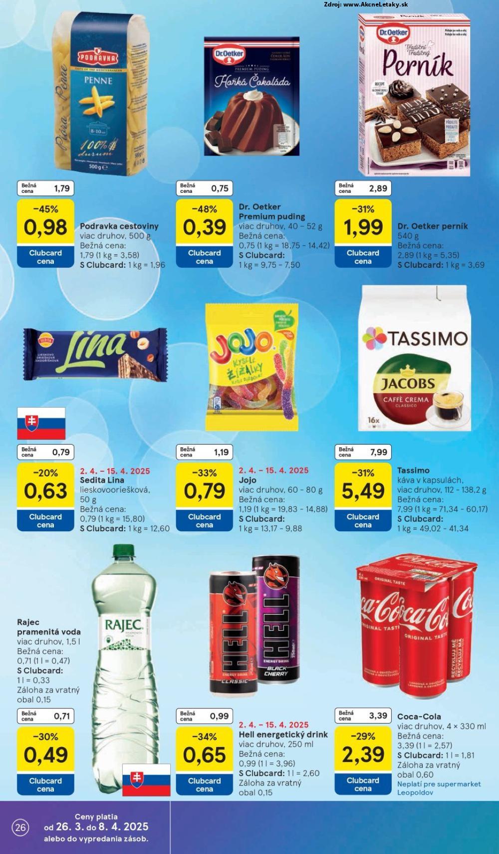 Leták Tesco (2. 4. - 8. 4. 2025) - strana 26 z 28
