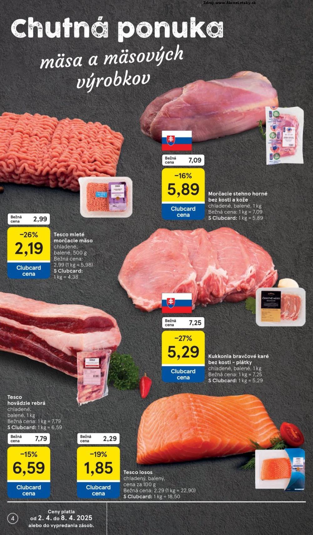 Leták Tesco (2. 4. - 8. 4. 2025) - strana 4 z 28