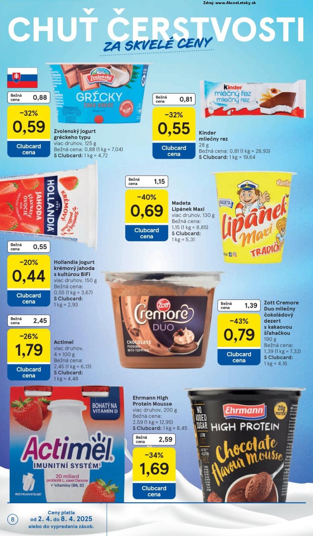 Leták Tesco (2. 4. - 8. 4. 2025) - strana 8 z 28