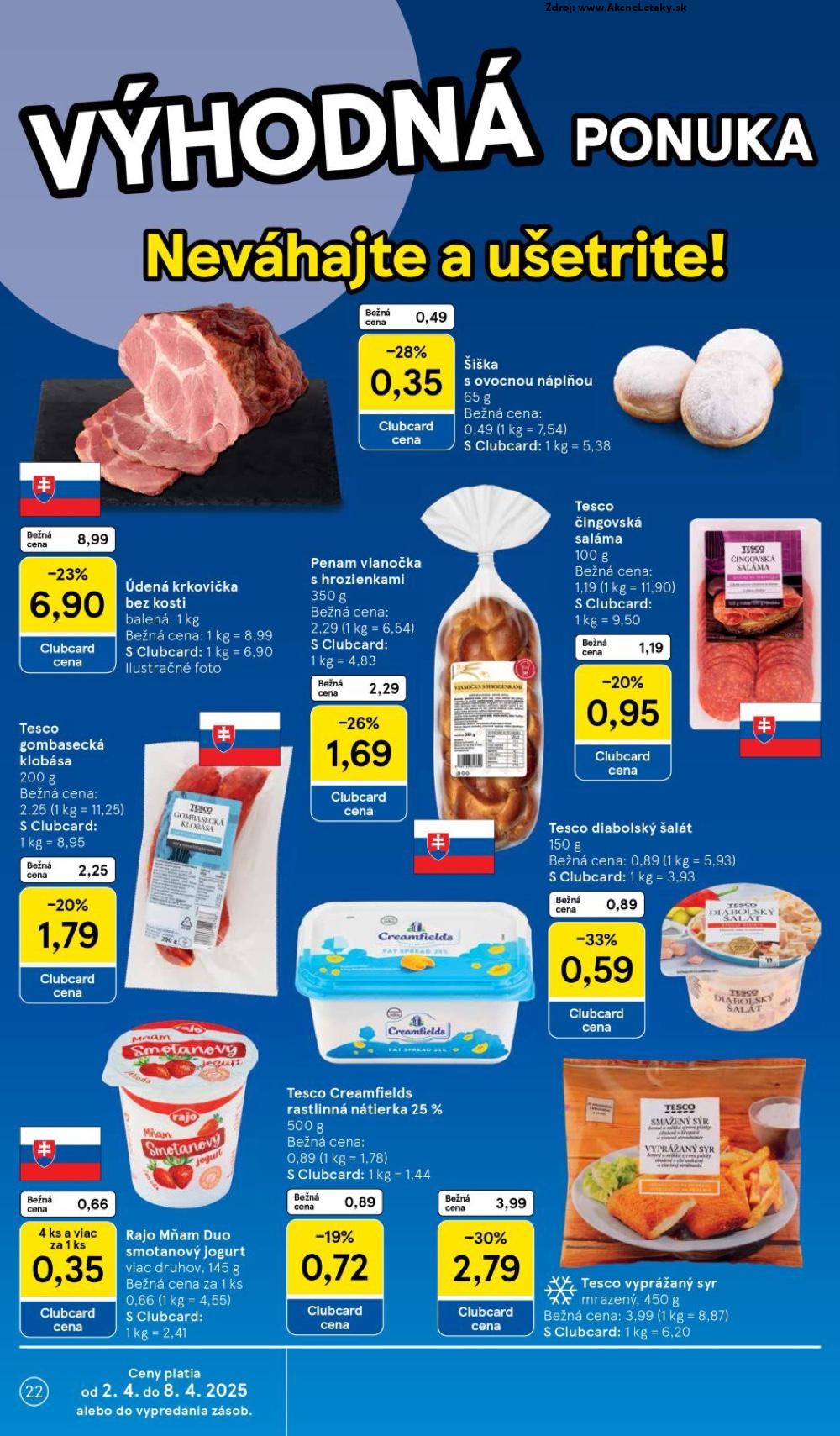 Leták Tesco (2. 4. - 8. 4. 2025) - strana 22 z 45