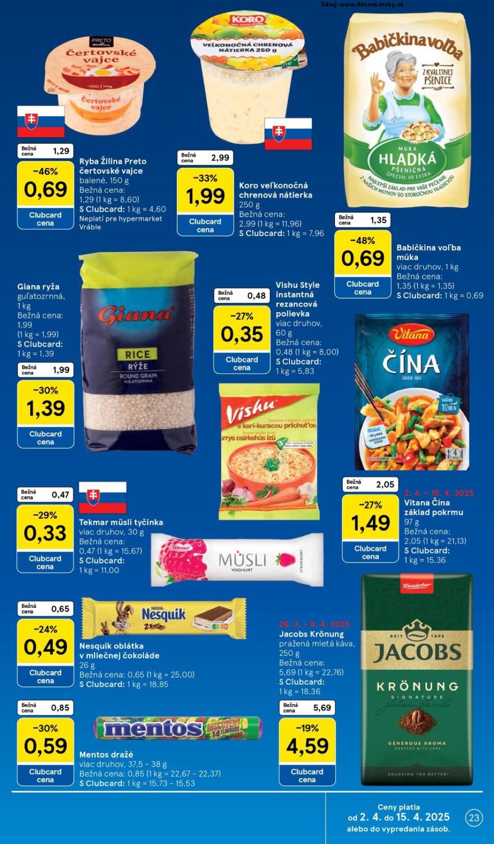 Leták Tesco (2. 4. - 8. 4. 2025) - strana 23 z 45