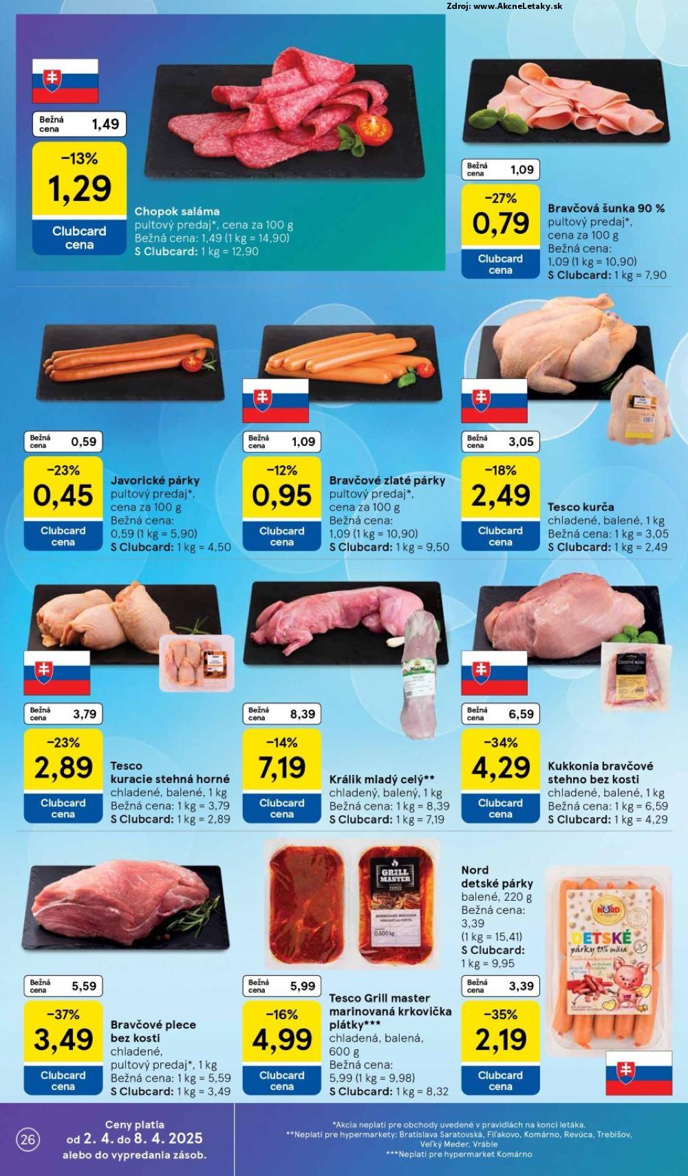 Leták Tesco (2. 4. - 8. 4. 2025) - strana 26 z 45