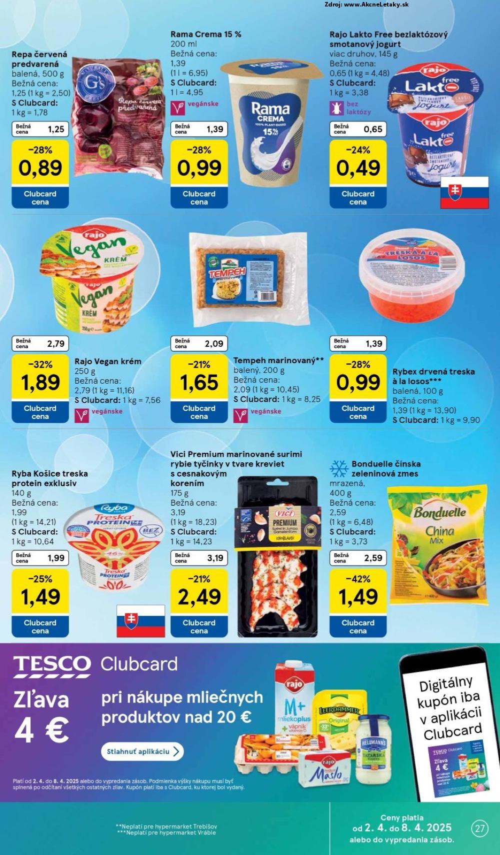 Leták Tesco (2. 4. - 8. 4. 2025) - strana 27 z 45