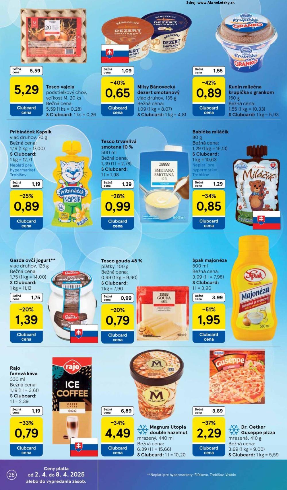 Leták Tesco (2. 4. - 8. 4. 2025) - strana 28 z 45