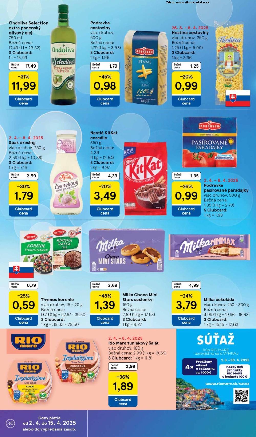Leták Tesco (2. 4. - 8. 4. 2025) - strana 30 z 45