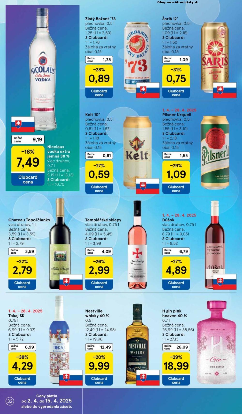 Leták Tesco (2. 4. - 8. 4. 2025) - strana 32 z 45