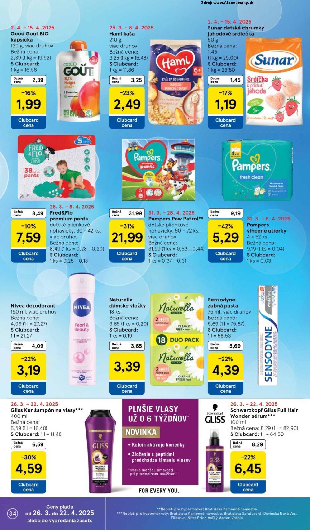 Leták Tesco (2. 4. - 8. 4. 2025) - strana 34 z 45