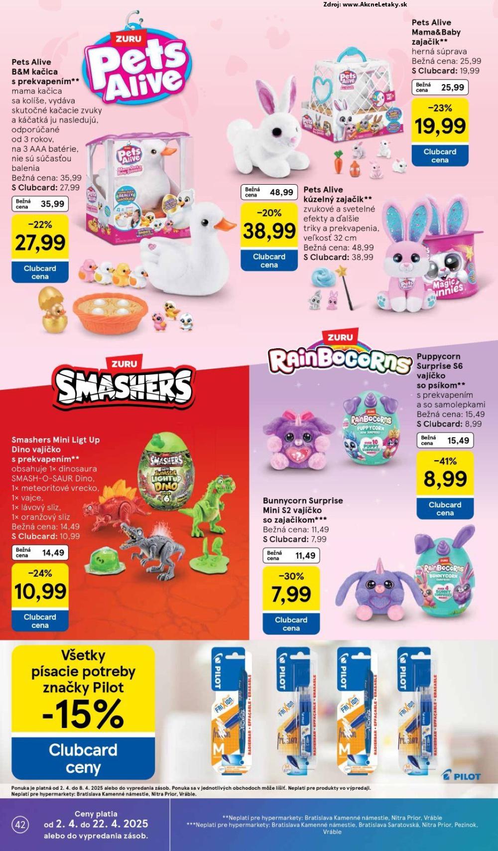 Leták Tesco (2. 4. - 8. 4. 2025) - strana 42 z 45