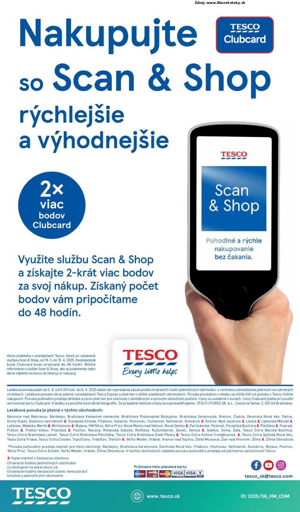 Leták Tesco (2. 4. - 8. 4. 2025) - strana 45 z 45