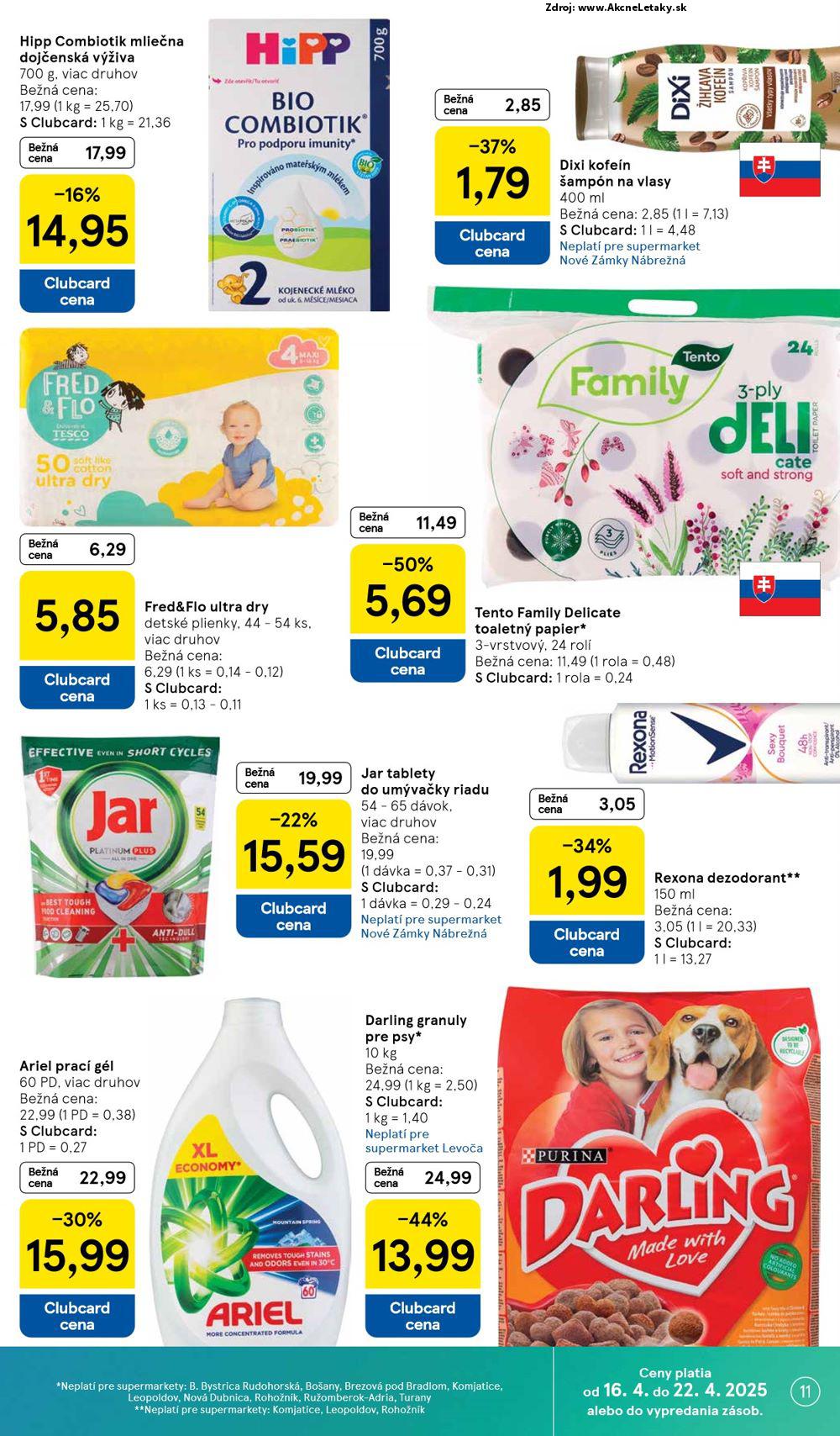 Leták Tesco (16. 4. - 22. 4. 2025) - strana 11 z 25