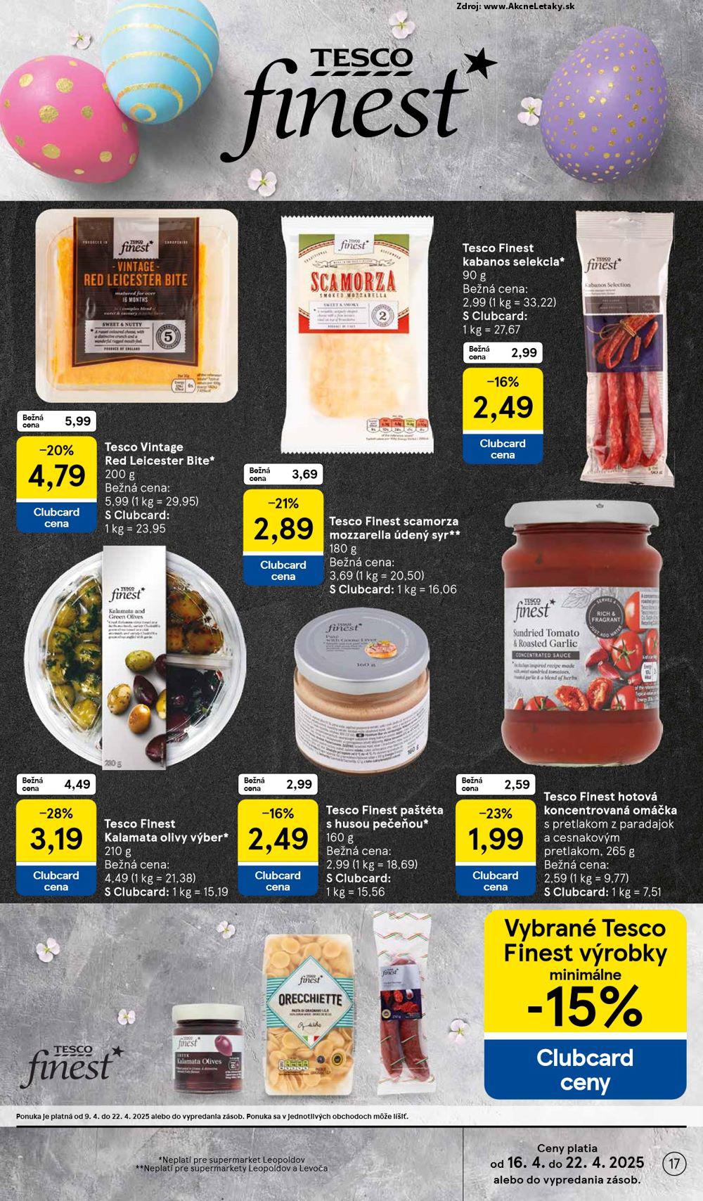Leták Tesco (16. 4. - 22. 4. 2025) - strana 17 z 25