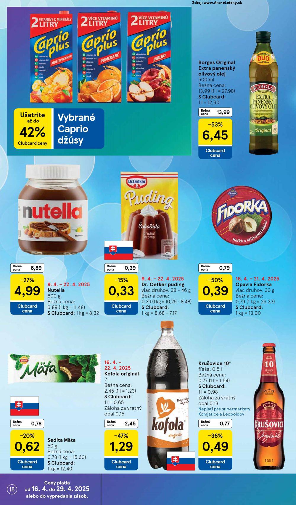 Leták Tesco (16. 4. - 22. 4. 2025) - strana 18 z 25