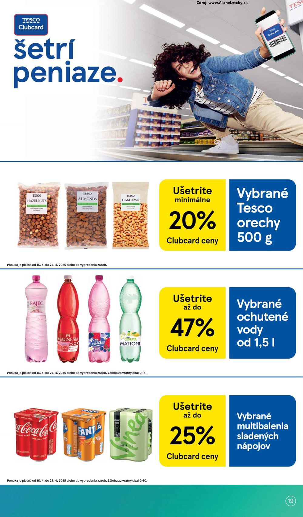 Leták Tesco (16. 4. - 22. 4. 2025) - strana 19 z 25