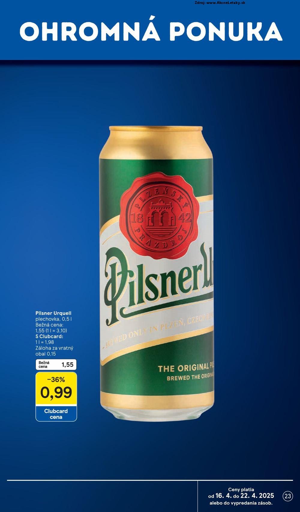 Leták Tesco (16. 4. - 22. 4. 2025) - strana 23 z 25