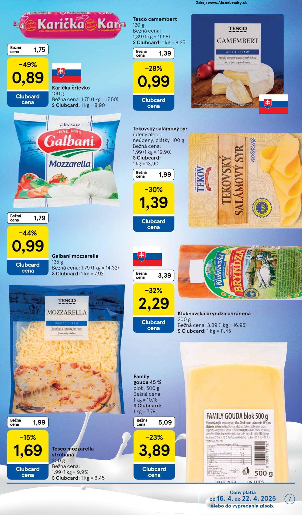 Leták Tesco (16. 4. - 22. 4. 2025) - strana 7 z 25