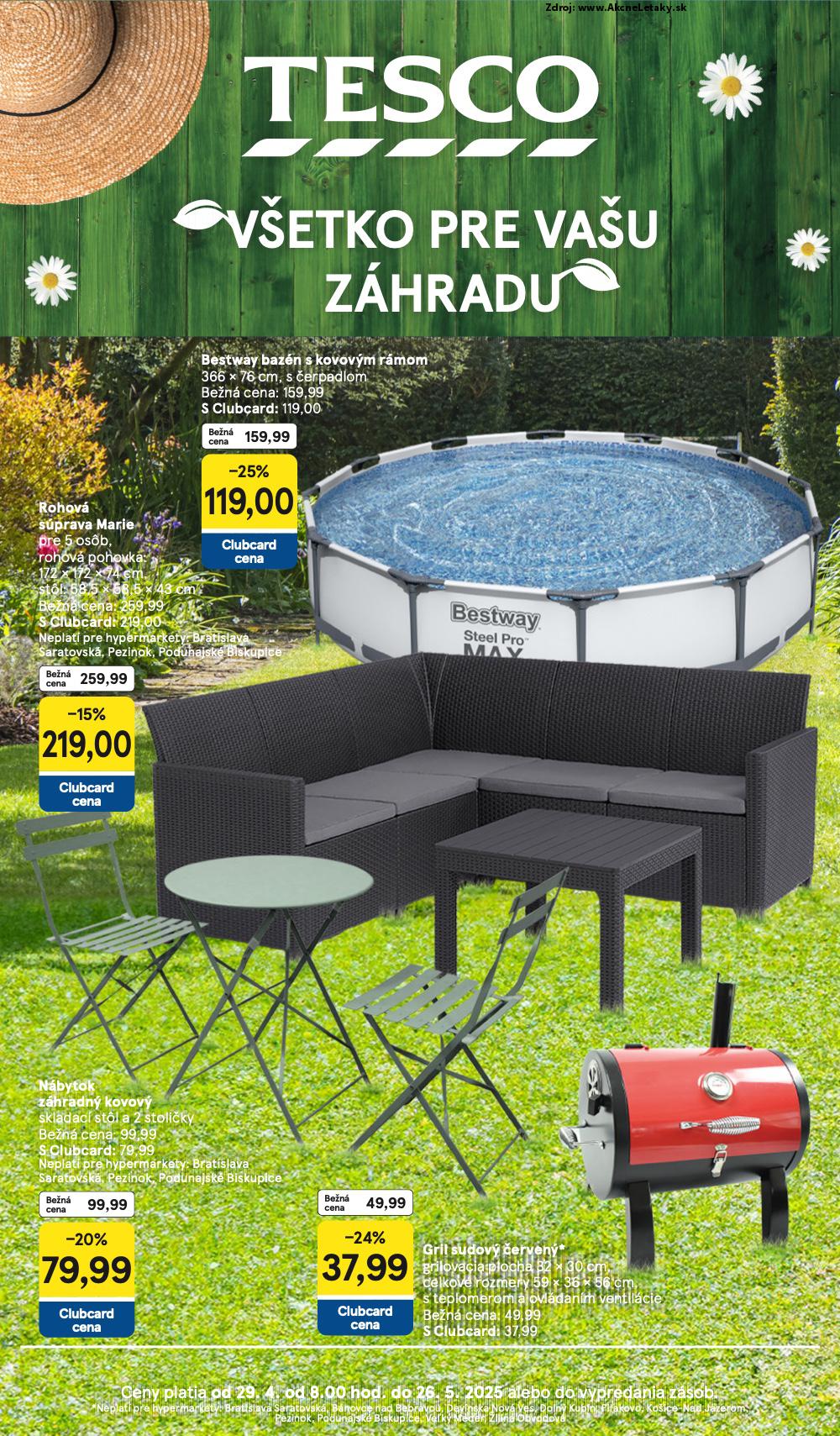 Leták Tesco (29. 4. - 26. 5. 2025) - strana 1 z 19