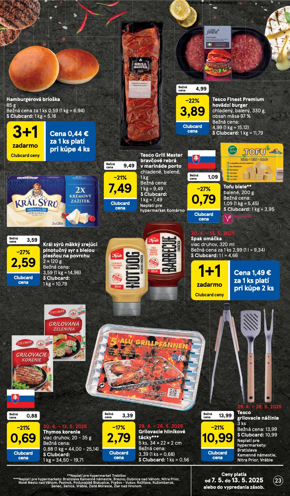 Leták Tesco (7. 5. - 13. 5. 2025) - strana 23 z 48