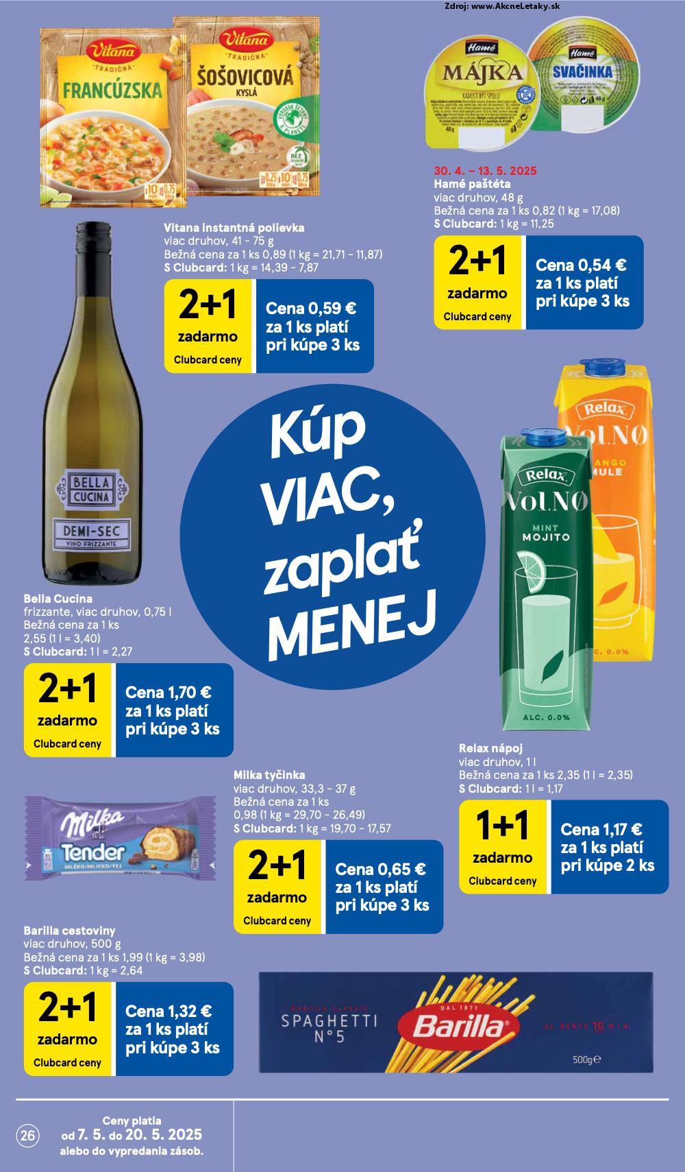 Leták Tesco (7. 5. - 13. 5. 2025) - strana 26 z 48