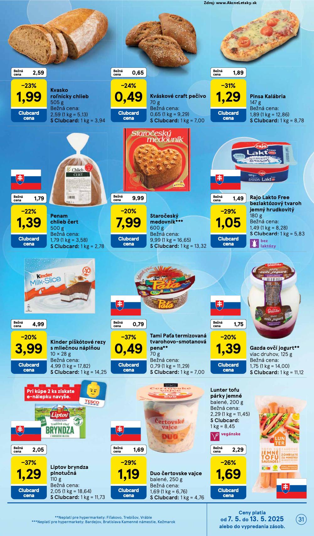 Leták Tesco (7. 5. - 13. 5. 2025) - strana 31 z 48