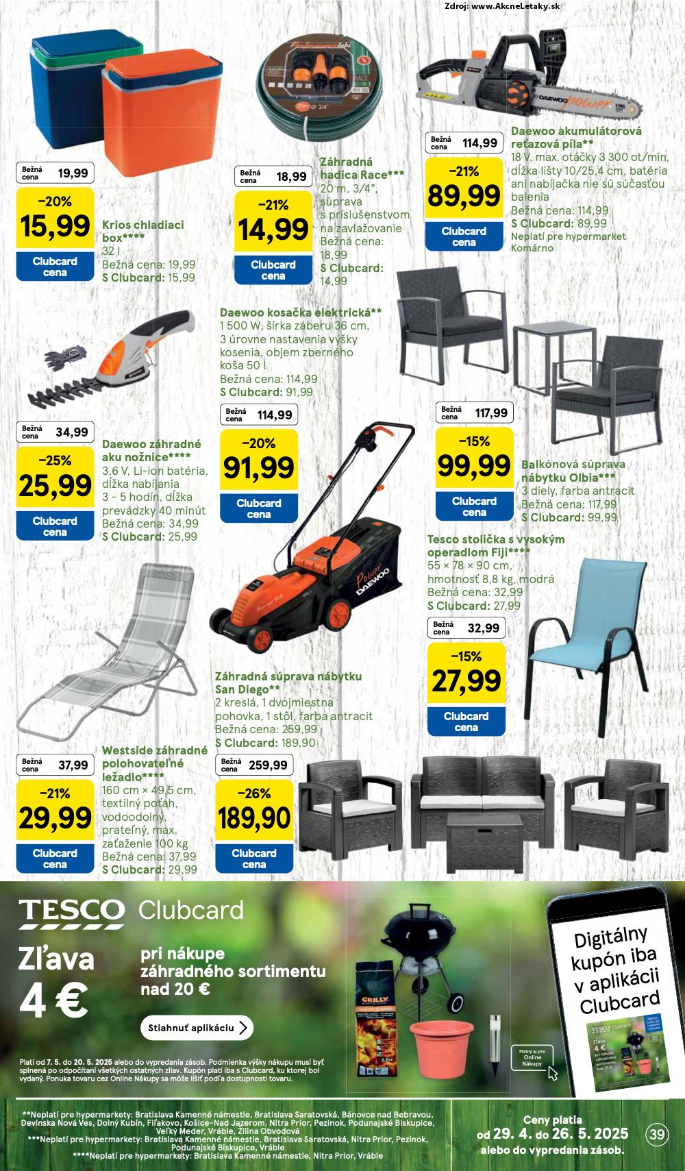 Leták Tesco (7. 5. - 13. 5. 2025) - strana 39 z 48